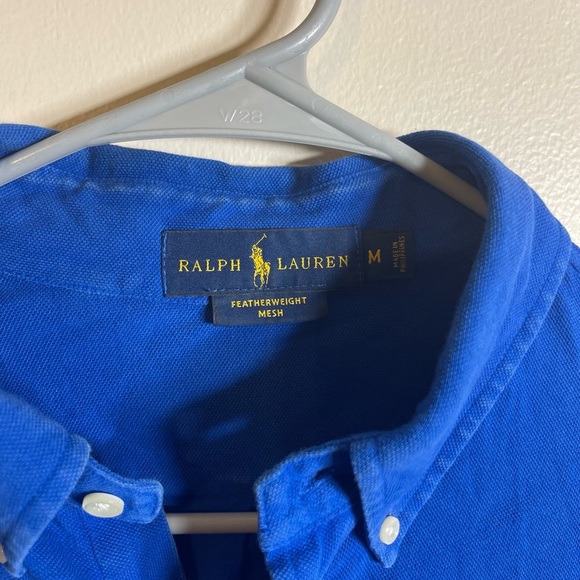 Polo RL featherweight mesh shirt Medium - Picture 2 of 4